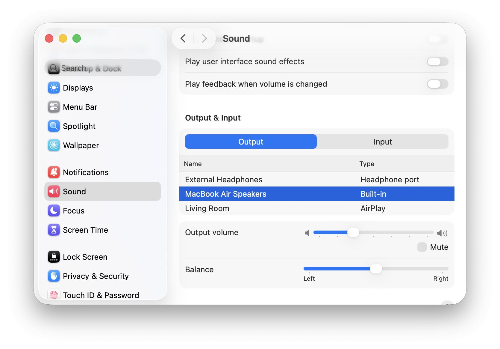 Select the built-in speakers to regain control from unruly HDMI or Bluetooth output on a Mac