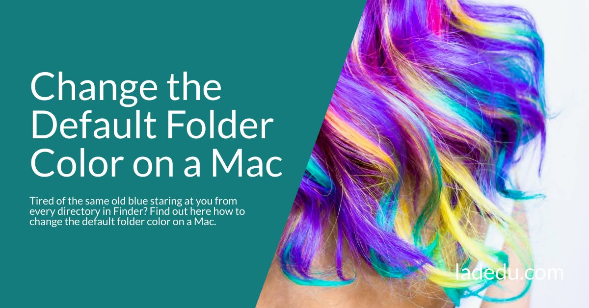 How to Change the Default Folder Color in Mac Finder How to Change the Default Folder Color in Mac Finder