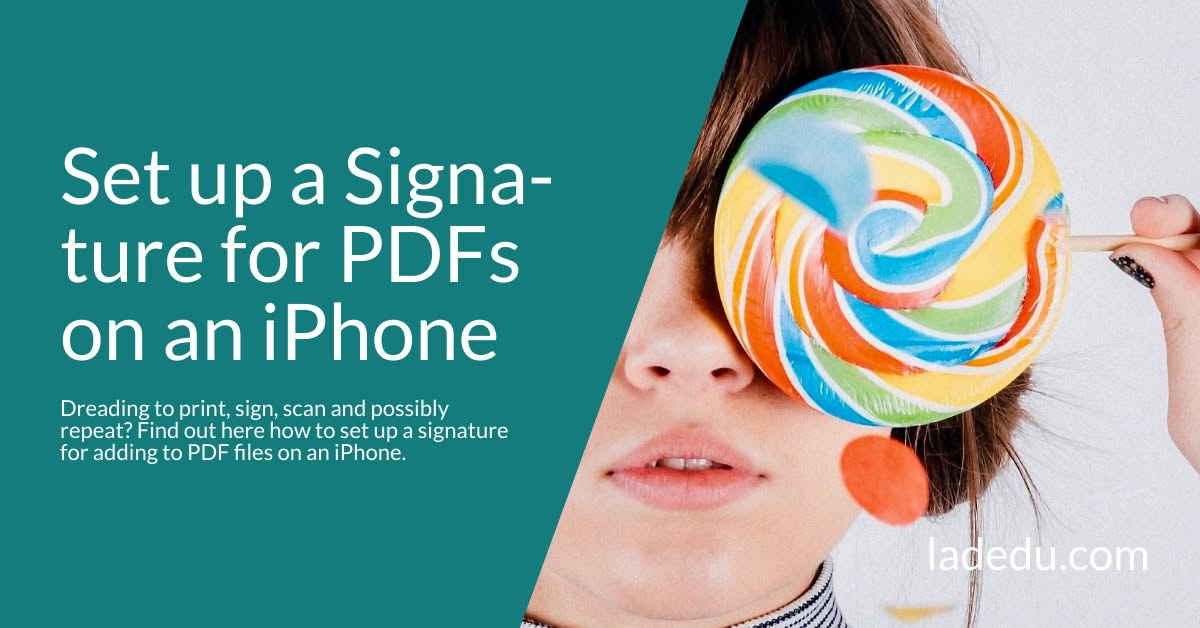 How to Set up a Signature for PDF Documents in Preview on an iPhone