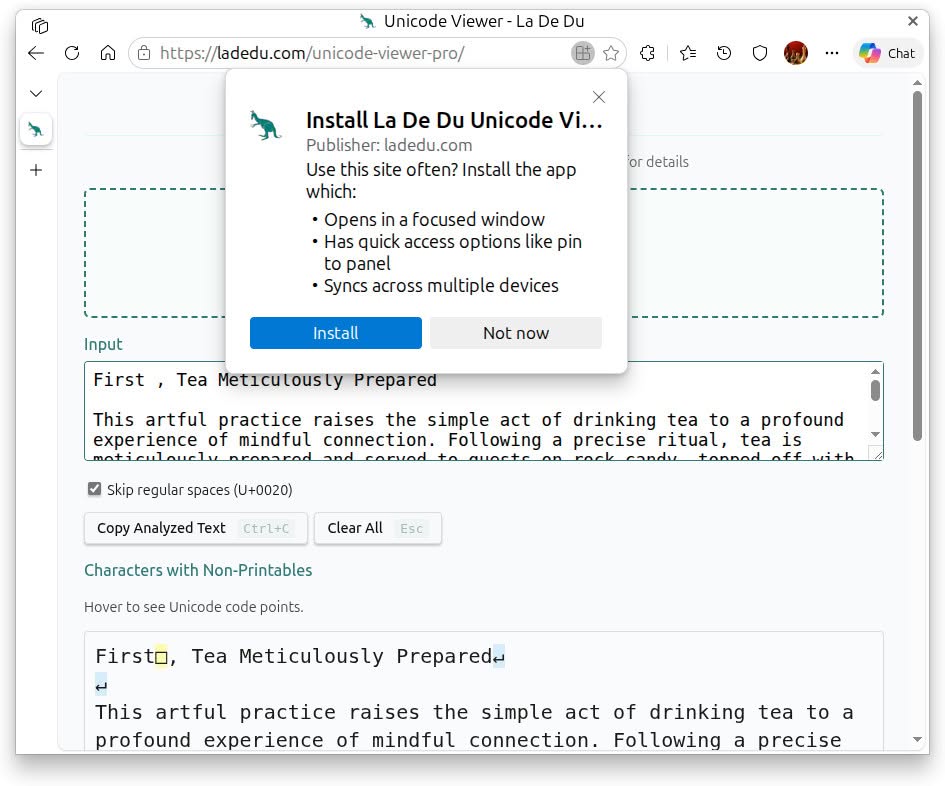 Installing a web app in Microsoft Edge