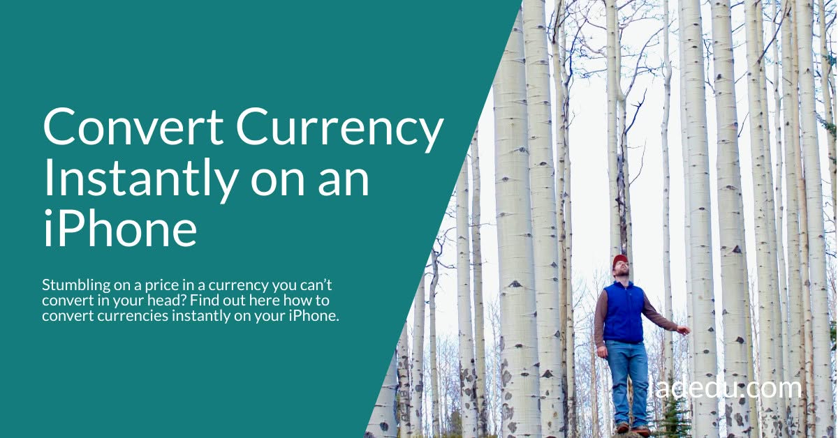 How to Convert Currencies Instantly on Your iPhone