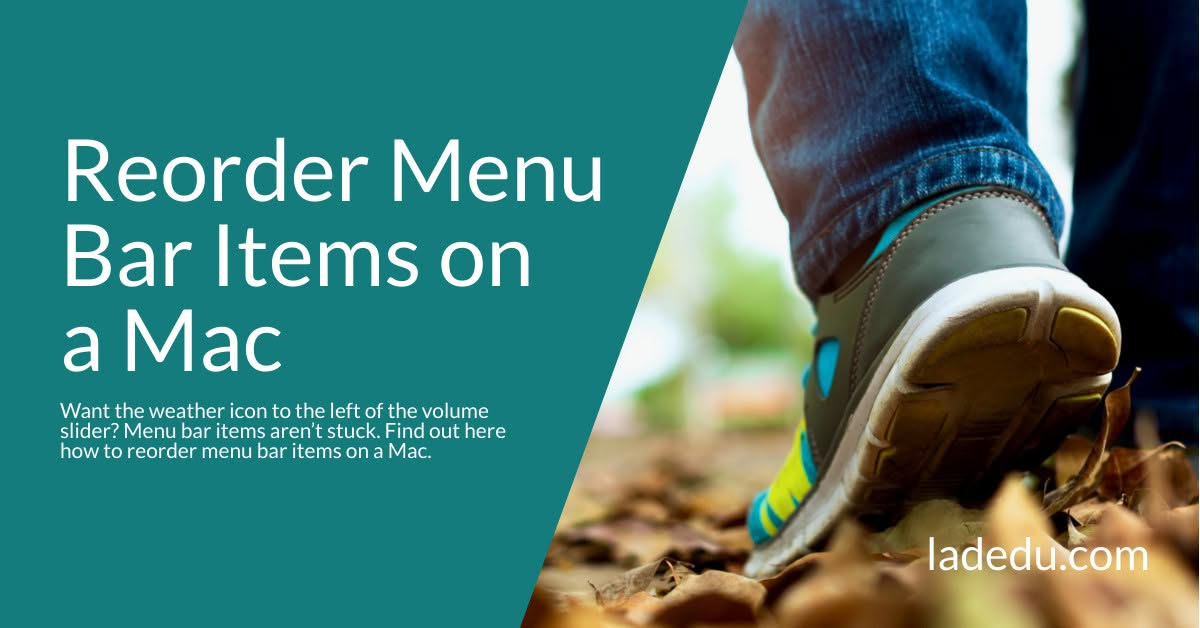 How to Reorder Menu Bar Items on a Mac How to Reorder Menu Bar Items on a Mac